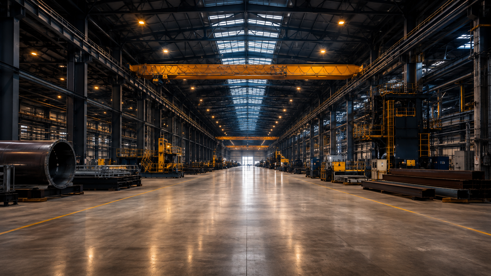 Illustrative industrial fabrication facility